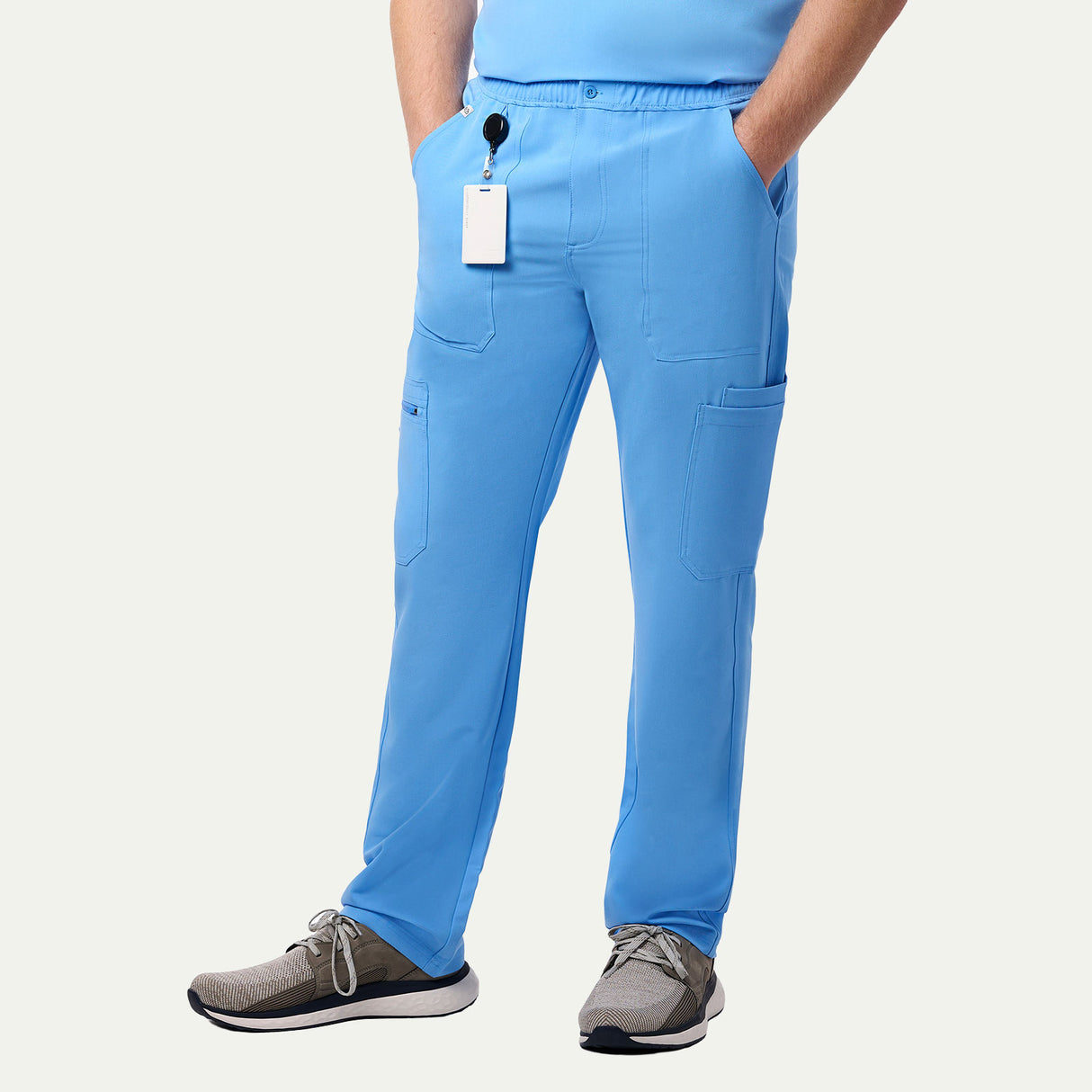 Kyle 9-Pocket Straight Leg Cargo Fly Front Scrub Pant - Short