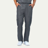 Kyle 9-Pocket Straight Leg Cargo Fly Front Scrub Pant - Short