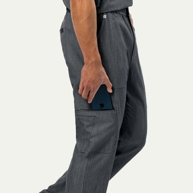 Kyle 9-Pocket Straight Leg Cargo Scrub Pant - Regular