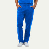 Kyle 9-Pocket Straight Leg Cargo Fly Front Scrub Pant - Short