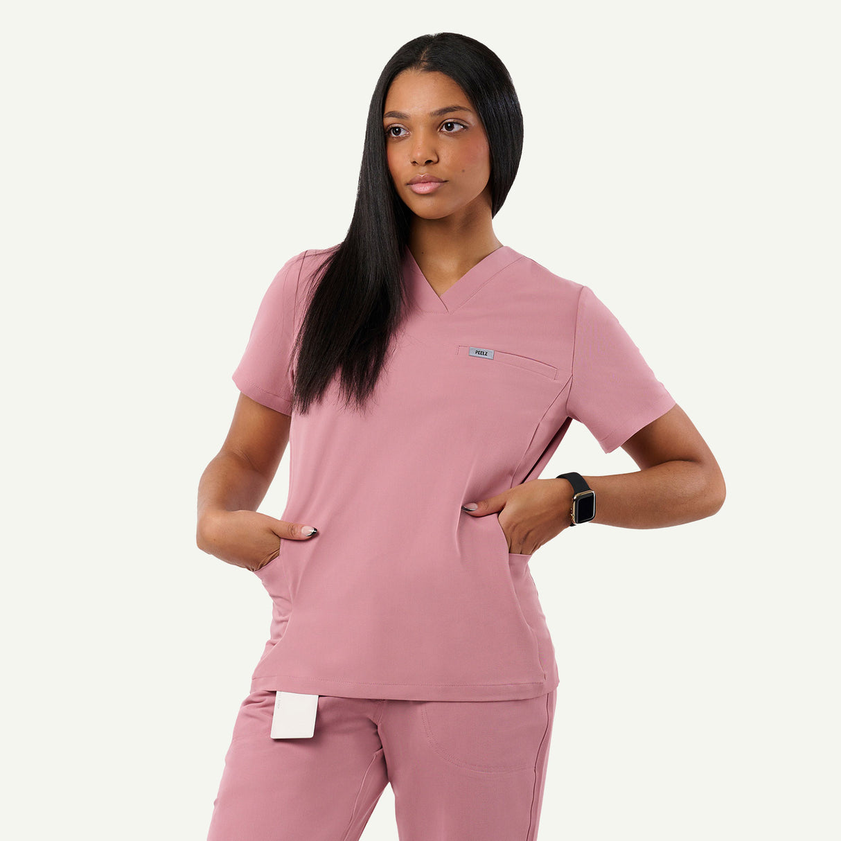 Natalie 4-Pocket V-Neck Scrub Top