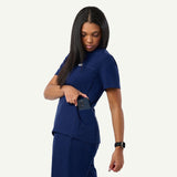 Natalie 4-Pocket V-Neck Scrub Top