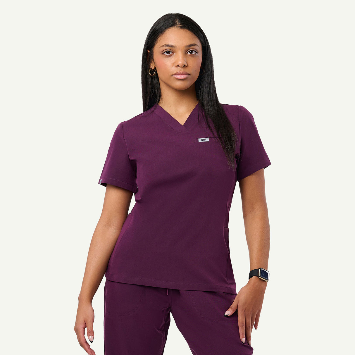 Natalie 4-Pocket V-Neck Scrub Top