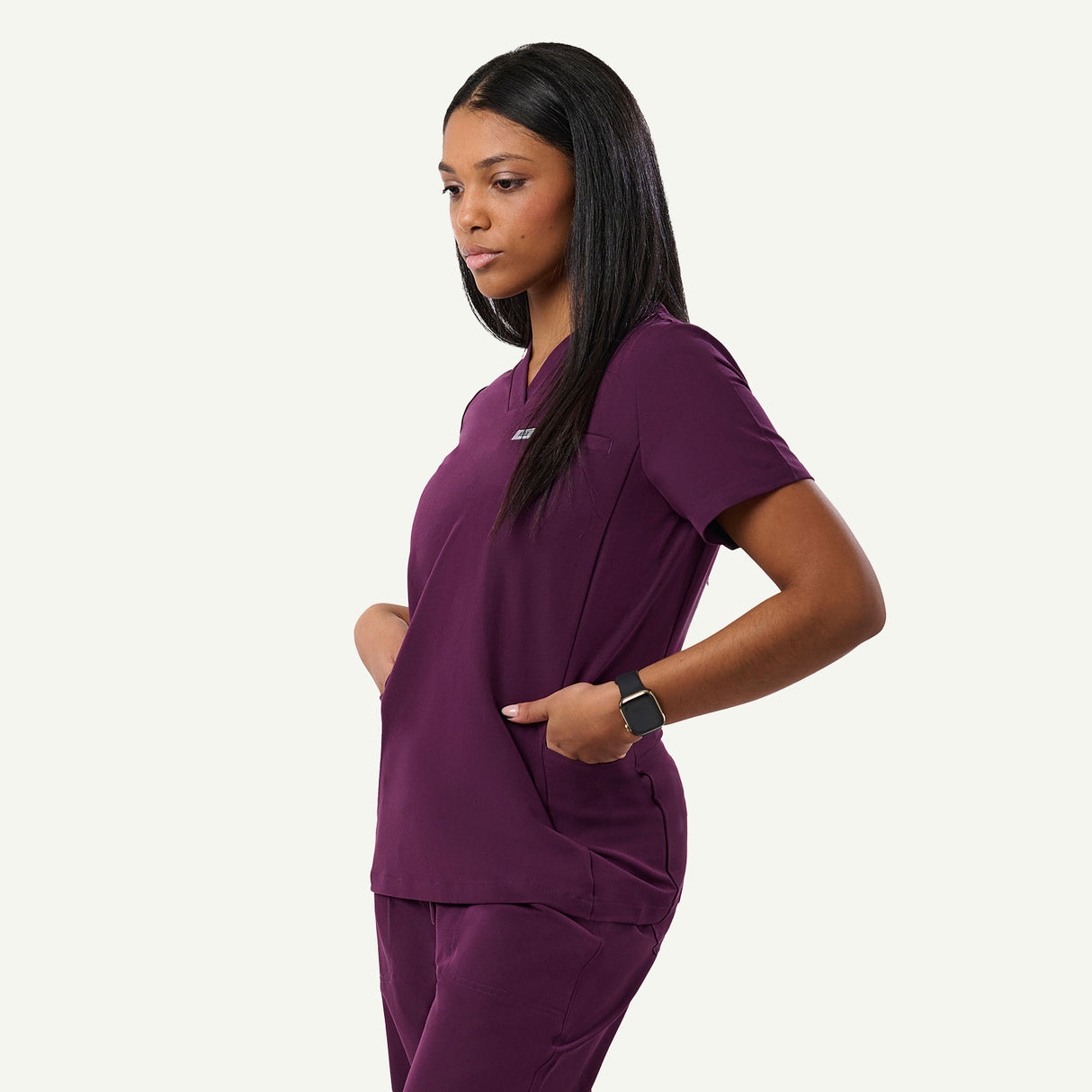 Natalie 4-Pocket V-Neck Scrub Top