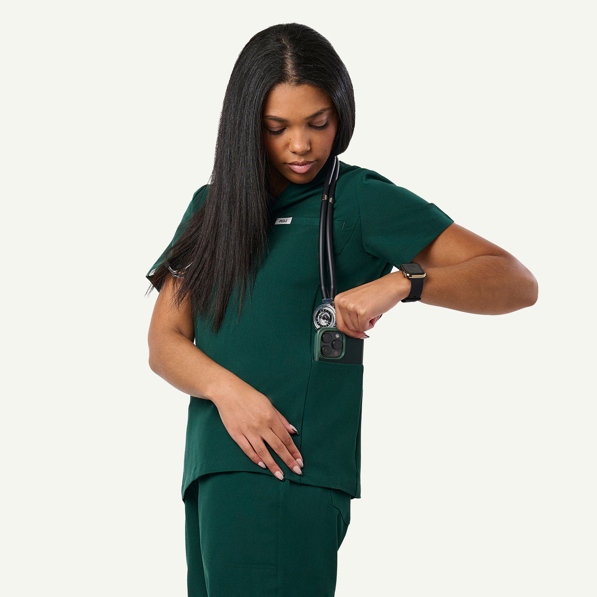 Natalie 4-Pocket V-Neck Scrub Top