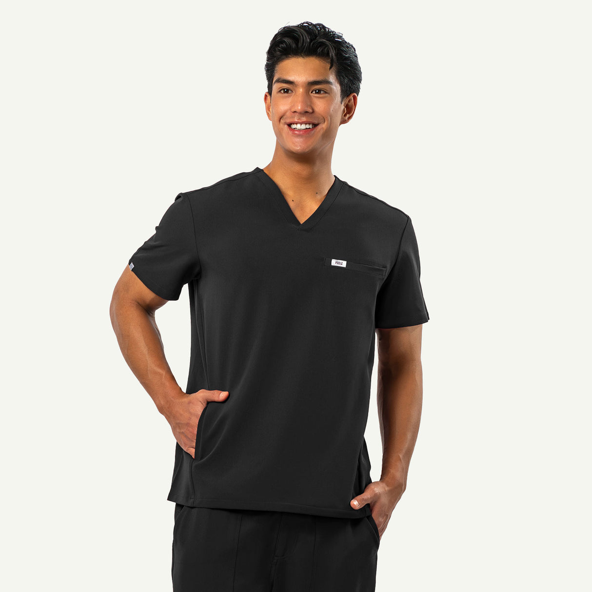 Peter 4-Pocket V-Neck Scrub Top