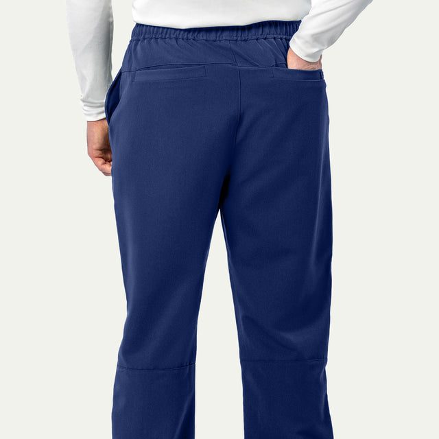 Ray 4-Pocket Elastic Bottom Scrub Pant - Long