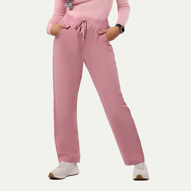 Sara 4-Pocket Straight Leg Scrub Pant - Tall