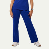 Sara  4-Pocket Straight Leg Scrub Pant - Regular