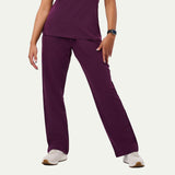 Sara  4-Pocket Straight Leg Scrub Pant - Regular