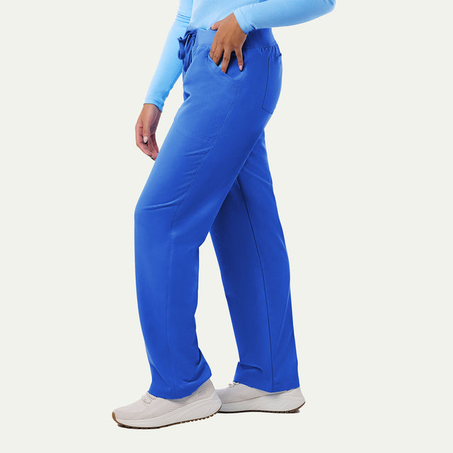 Sara 4-Pocket Straight Leg Scrub Pant - Tall