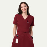 Sophia 2-Pocket V-Neck Scrub Top