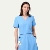 Sophia 2-Pocket V-Neck Scrub Top