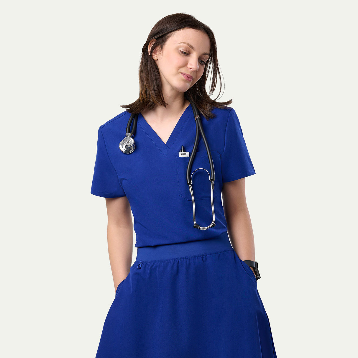 Sophia 2-Pocket V-Neck Scrub Top