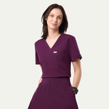 Sophia 2-Pocket V-Neck Scrub Top