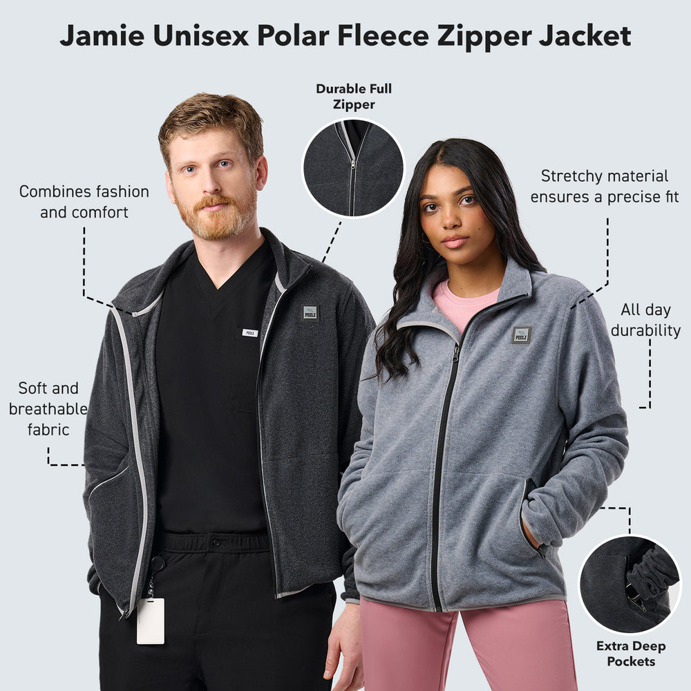 Jamie Unisex Polar Fleece Full Zipper Jacket